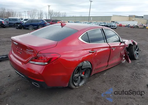 2019 Genesis G70 3.3T Dynamic из США, поврежденный, VIN KMTG34LE7KU017931